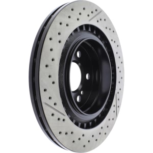 Centric SportStop Drilled and Slotted 1-Piece Rear Brake Rotor for Mercedes-Benz C63 AMG - 127.35119
