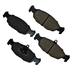 Akebono EURO™ Ultra-Premium Ceramic Rear Disc Brake Pads for 2003 Jaguar Vanden Plas - EUR688A