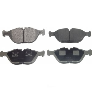 Wagner ThermoQuiet Semi-Metallic Disc Brake Pad Set for 1999 Mercedes-Benz C43 AMG - MX682