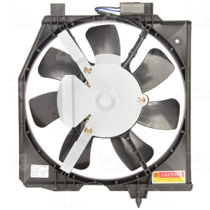 Four Seasons A C Condenser Fan Assembly for 2002 Mazda Protege - 75520