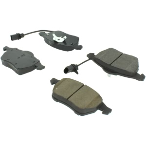 Centric Posi Quiet™ Extended Wear Semi-Metallic Front Disc Brake Pads for Audi A4 Quattro - 106.08400