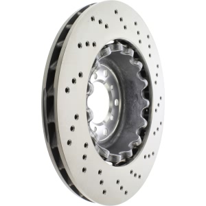 Centric SportStop Drilled 1-Piece Front Driver Side Brake Rotor for 2011 BMW 1 Series M - 128.34106
