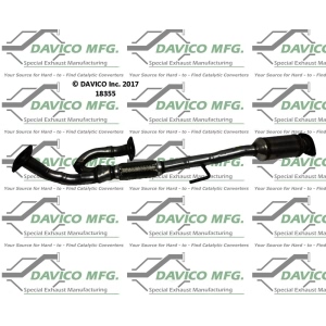 Davico Direct Fit Catalytic Converter and Pipe Assembly for Lexus ES300 - 18355