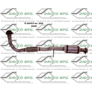 Davico Direct Fit Catalytic Converter and Pipe Assembly for 1993 Saturn SL2 - 14449