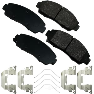 Akebono Pro-ACT™ Ultra-Premium Ceramic Front Disc Brake Pads for 2016 Honda Odyssey - ACT1089A