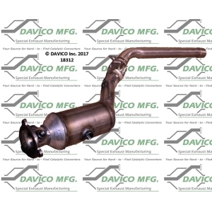 Davico Direct Fit Catalytic Converter and Pipe Assembly for 2003 Audi A4 Quattro - 18312