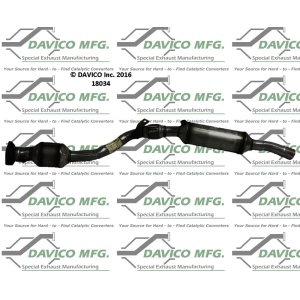 Davico Direct Fit Catalytic Converter and Pipe Assembly for 2001 Audi A6 Quattro - 18034