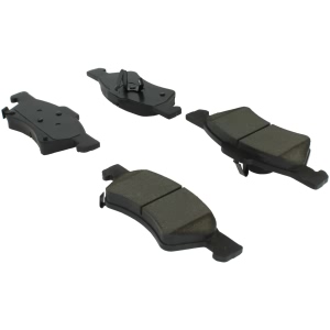 Centric Posi Quiet™ Extended Wear Semi-Metallic Front Disc Brake Pads for 2001 Chrysler Town & Country - 106.08570