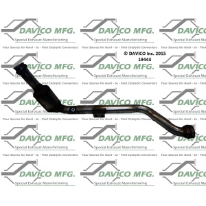 Davico Direct Fit Catalytic Converter and Pipe Assembly for 2003 Mercedes-Benz SLK320 - 19443