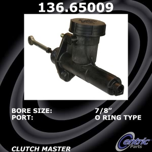 Centric Premium Clutch Master Cylinder for 1987 Ford F-350 - 136.65009