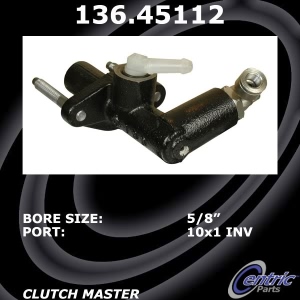 Centric Premium Clutch Master Cylinder for 1994 Mazda RX-7 - 136.45112