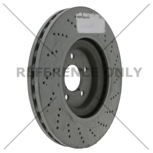 Centric Premium™ OE Style Drilled Brake Rotor for Mercedes-Benz CLS400 - 128.35168