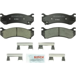 Bosch QuietCast™ Premium Ceramic Rear Disc Brake Pads for 2001 Chevrolet Silverado 1500 - BC785