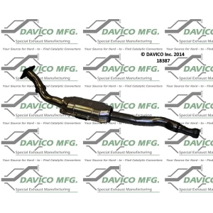 Davico Direct Fit Catalytic Converter and Pipe Assembly for 1994 Volvo 850 - 18387