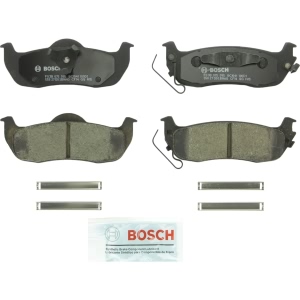 Bosch QuietCast™ Premium Ceramic Rear Disc Brake Pads for 2009 Jeep Commander - BC1041