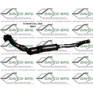 Davico Direct Fit Catalytic Converter and Pipe Assembly for 1999 Volvo S70 - 18057