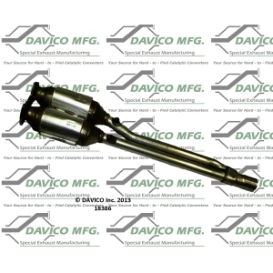 Davico Direct Fit Catalytic Converter and Pipe Assembly for 2004 Audi TT Quattro - 18386