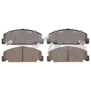 Advics Ultra-Premium™ Ceramic Front Disc Brake Pads for 1996 Honda Civic del Sol - AD0273