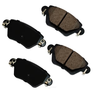 Akebono EURO™ Ultra-Premium Ceramic Rear Disc Brake Pads for 2004 Jaguar X-Type - EUR911