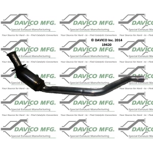 Davico Direct Fit Catalytic Converter and Pipe Assembly for 2002 Ford Thunderbird - 19420