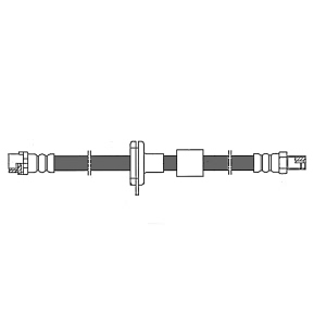 Centric Front Brake Hose for Mercedes-Benz CL600 - 150.35013