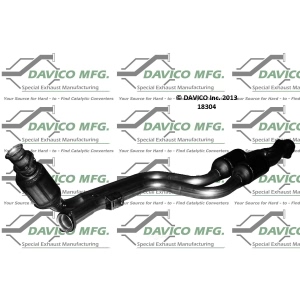 Davico Direct Fit Catalytic Converter and Pipe Assembly for 1999 Mercedes-Benz CLK320 - 18304