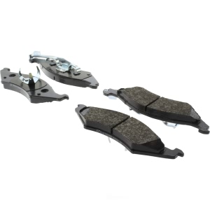 Centric Posi Quiet™ Extended Wear Semi-Metallic Front Disc Brake Pads for 1987 Ford Taurus - 106.03240
