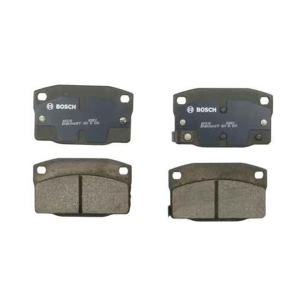 Bosch QuietCast™ Premium Organic Front Disc Brake Pads for 1990 Pontiac 6000 - BP378