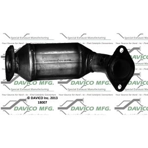 Davico Direct Fit Catalytic Converter for 2001 Mitsubishi Mirage - 18007