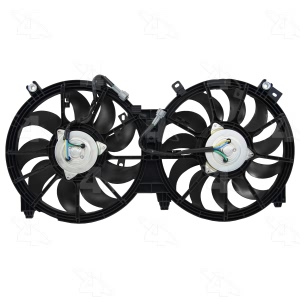 Four Seasons Dual Radiator And Condenser Fan Assembly for Nissan Maxima - 76209