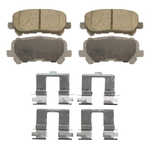 Wagner Thermoquiet Ceramic Rear Disc Brake Pads for 2016 Honda Odyssey - QC1281