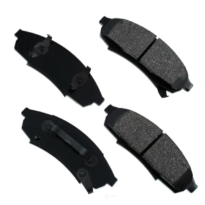 Akebono Pro-ACT™ Ultra-Premium Ceramic Front Disc Brake Pads for 1997 Chevrolet Monte Carlo - ACT376