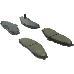 Centric Posi Quiet™ Extended Wear Semi-Metallic Front Disc Brake Pads for 2004 Cadillac XLR - 106.07310