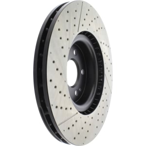 Centric SportStop Drilled and Slotted 1-Piece Front Brake Rotor for 2015 Mercedes-Benz CLA45 AMG - 127.35158