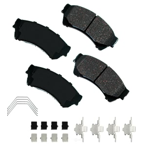 Akebono Performance Ultra Premium™ Ceramic Disc Brake Pad Kit for 2012 Lincoln MKZ - ASP1164A