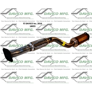 Davico Direct Fit Catalytic Converter and Pipe Assembly for 2005 Hyundai Elantra - 18055