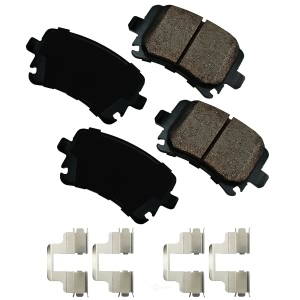 Akebono EURO™ Ultra-Premium Ceramic Rear Disc Brake Pads for Volkswagen Tiguan - EUR1348A