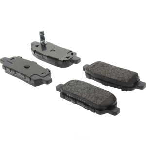 Centric Posi Quiet™ Extended Wear Semi-Metallic Rear Disc Brake Pads for 2019 Nissan Sentra - 106.09050