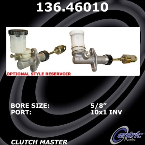 Centric Premium™ Clutch Master Cylinder for 1992 Mitsubishi Montero - 136.46010