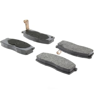 Centric Posi Quiet™ Semi-Metallic Front Disc Brake Pads for 1984 Nissan Stanza - 104.02740