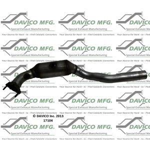 Davico Direct Fit Catalytic Converter and Pipe Assembly for 2004 Porsche 911 - 17104
