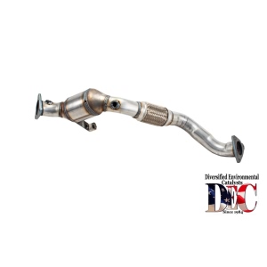 DEC Direct Fit Catalytic Converter and Pipe Assembly for 2009 Volkswagen Touareg - VW3474L