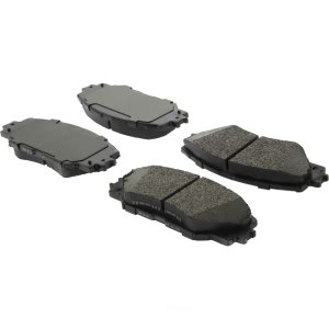 Centric Posi Quiet™ Extended Wear Semi-Metallic Front Disc Brake Pads for 2017 Toyota RAV4 - 106.12100