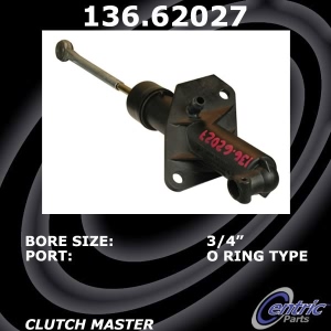 Centric Premium Clutch Master Cylinder for 1993 Chevrolet Camaro - 136.62027