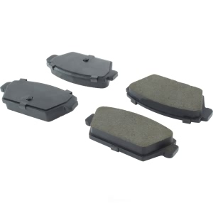 Centric Premium Ceramic Rear Disc Brake Pads for 1990 Eagle Summit - 301.03290