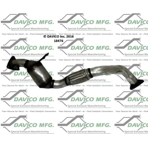 Davico Direct Fit Catalytic Converter and Pipe Assembly for 2007 Audi Q7 - 18476