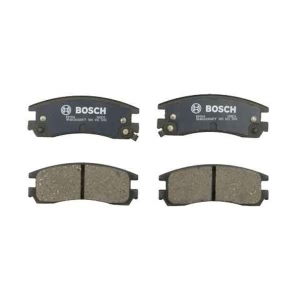 Bosch QuietCast™ Premium Organic Rear Disc Brake Pads for 2006 Buick Rendezvous - BP814