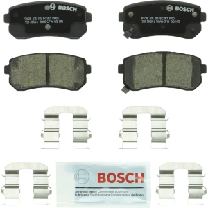 Bosch QuietCast™ Premium Ceramic Rear Disc Brake Pads for 2010 Kia Forte - BC1157