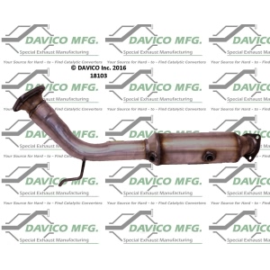 Davico Direct Fit Catalytic Converter for 2003 Acura RSX - 18103