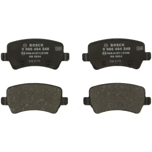 Bosch EuroLine™ Semi-Metallic Rear Disc Brake Pads for Volvo S60 Cross Country - 0986494248